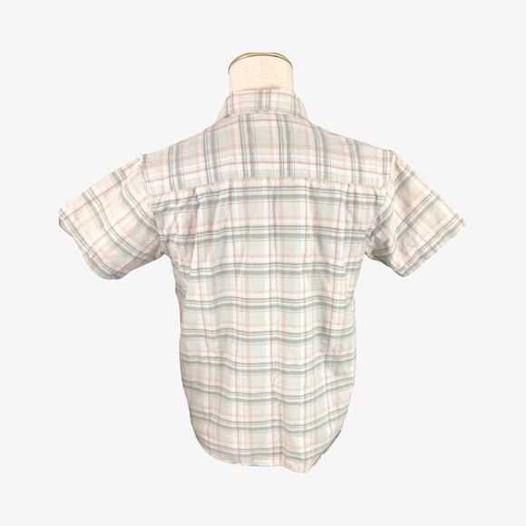 Johnny Thomas Outdoors Shirt Large Plaid Short Sleeve Button Up - Picture 2 of 8